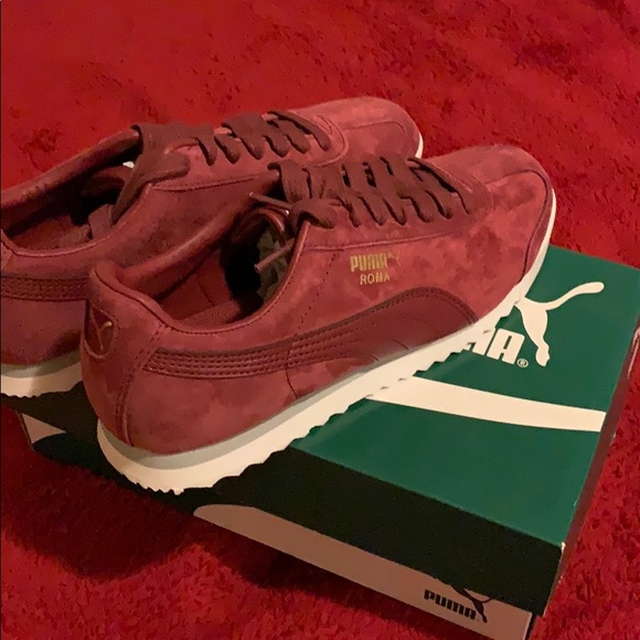 puma suede pomegranate